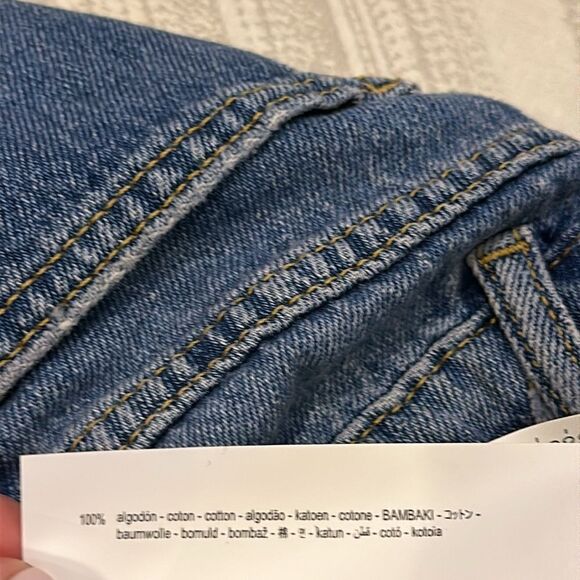 Zara Girls Denim Skirt with Silver Grommets - Size 11/12 - Picture 6 of 6